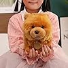 Cricia Realistische Toy Dog, 10 inch Leuke Chow Hond Pluche Speelgoed Zacht Gevuld Dier Pluizige Pop Sierkussen Sofa… - Afbeelding 8
