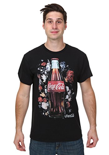 Coca-Cola Men's Bottled Film T-Shirt, 2X-Large, Black