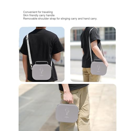 Bnineteenteam Sac de Rangement Stabilisateur de Téléphone 7 7p, Sac PU à Preuve D'amortisseur pour Transporter avec Sangle, ajusté pour Mobile – vue 2