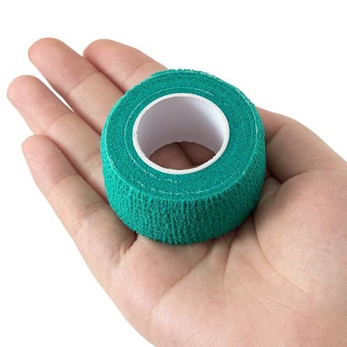 DGTANGYIN Plant Tying Tape Self-Adhesive Stretch Garden Tape for Climbing Plants, Green Floral Binding Tape Adjustable Plant Ties for Branches Flowers Tomatoes 4 Rolls 1\" by 15\' Each