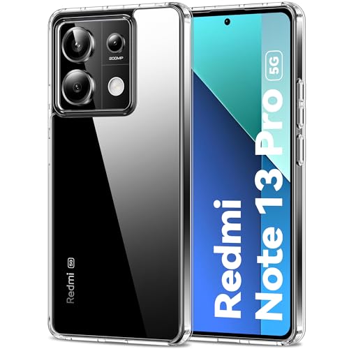 Pnakqil Handyhülle Für Xiaomi Redmi Note 13 Pro 5G/Poco X6 5G – Transparent, Stoßfest, Mit 2x Displayschutzfolie