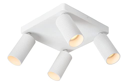 LUCIDE Clubs - Ceiling Spotlight - 4xGU10 - White
