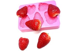 Realistic Strawberries Silicone Molds for Candles, Wax, Soap, and Resin Crafts (MS2005)