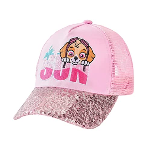 パウ パトロール キャップ 帽子 子供 46cm-54cm 調整可能 コーデ アクセント キュート 上品 春夏 旅行 クリスマス プレゼント カジュアル ヒップホップ (ピンク5)