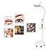 Produktbild Q&Z 16X Beauty Lupenlampe Kaltlicht Lupenleuchte Lupe LED VergrößErungslampe Verstellbare HöHe Stehlampe Arbeitslampe Mit Rolling Standfuß FüR Kosmetiksalons Tattoo Zahnarzt Beleuchtung