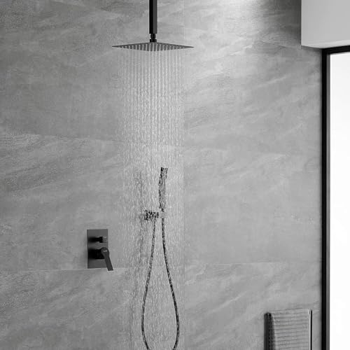 Douche de plafond 12 pouces combinée contre les variations de pression LWX - 7