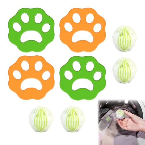 Bolitas Anti-pelos Para Lavadora – 12 Unidades – Quita Pelos De Mascotas Y Pelusas Fácilmente