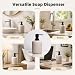 Imagen de Blissilk 300ml Dispensador Jabon Baño Resina con Bomba Duradera Dispensador Jabon Cocina Recargable Jabón Líquido