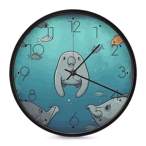 LPSBVNM 10�C���` Crazy Save Manatee ���E���h�Ǌ|�����v �ǂ݂₷�� �f�W�^���Ǌ|�����v �T�C�����g �J�`�J�`�Ȃ� �����ǎ��v �L�b�`�� ���r���O���[�� �I�t�B�X �Q�� �o�X���[���p