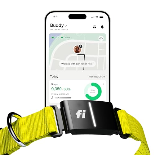 Fi Series 3 Smart Dog Collar - GPS Dog Tracker and Activity & Fit...