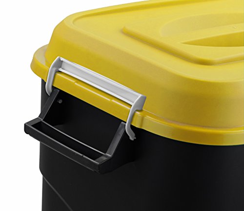 Contenedor de residuos Eco Tayg 95 l amarillo para reciclaje 4