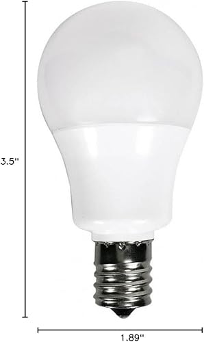 Miniatura 2 de Satco S9064 - Bombilla mediana con acabado de 3.50 pulgadas, blanco esmerilado