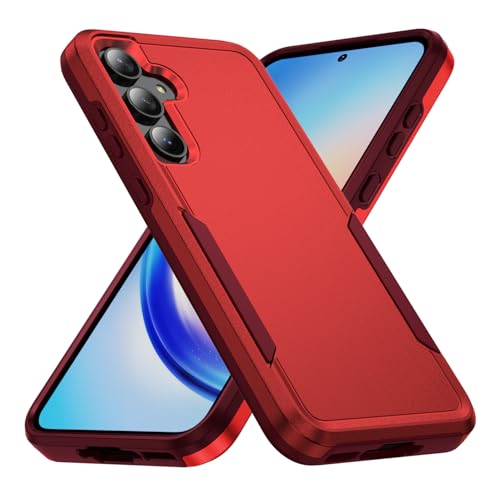 Coque antichoc Galaxy A35 5G rouge omnidirectionnelle de qualité armor