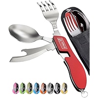 Lot De 4 Couverts Bleus En Acier Inoxydable Avec Couteau, Fourchette, Cuillère, Usage Domestique, Pour Cuisine, Fête, Camping