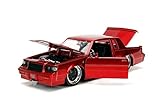 Jada 1987 Buick Grand National Rojo Candy Red 1:24 Toys 30343