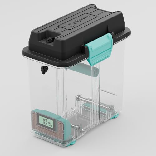 polymaker 3d printing filament storage box - polydryer box for continuous filament sealing and protection 3d printer filament holder compatible with pa nylon pla pvb petg abs tpu 175mm 285mm