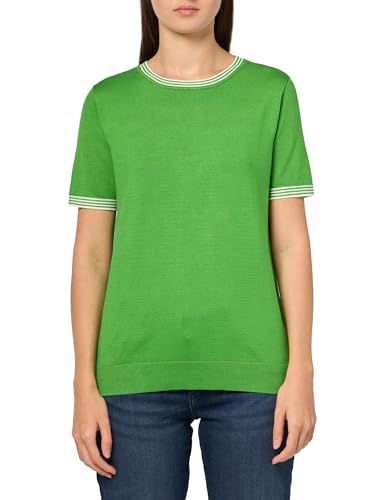 Image of Nautica Women's Crew Neck Solid Short Sleeve Sweater