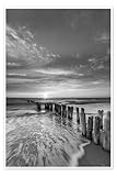 Sonnenuntergang an der Nordsee Poster von Heiko Mundel 40 x 