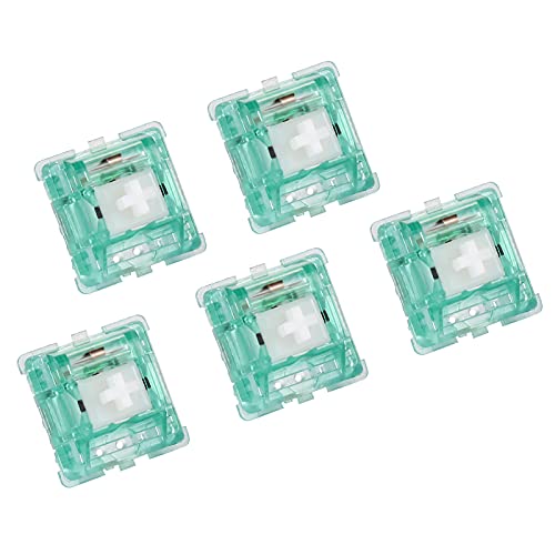 DUROCK Silent T1 Tactile Switches, Shrimp Keyboard Switch with 5 Pins, 67g Gold Plated Spring Silent Tactility Keyboard for Mechanical Keyboards (Shrimp Tactile Switch 67g, 90pcs) - Image 7