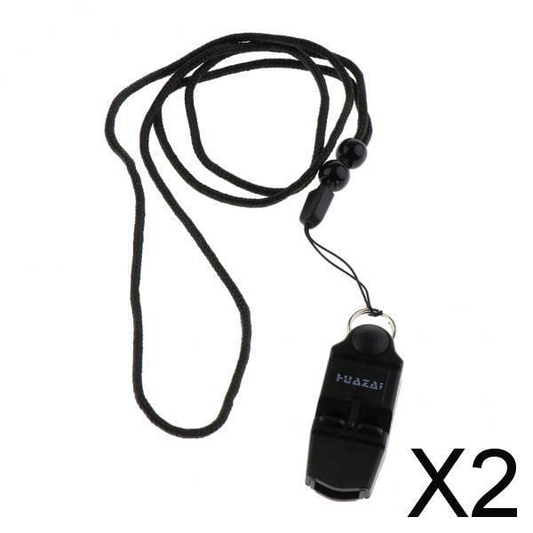 SAZ DEKOR 2xOutdoor Sports Coaches Whistle for Football Soccer Safety Referee Training-image-41