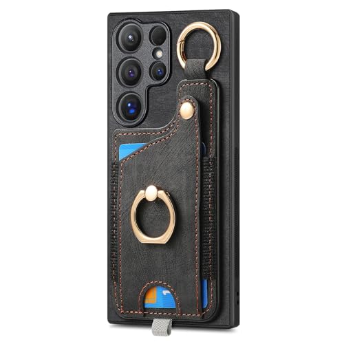 CQSJX Samsung Galaxy S24 Ultra/S24 Plus/S24AJ YیA360° XCx O X^h g EHbg J[h z_[dbJo[p̃U[ P[X,,S24 Ultra