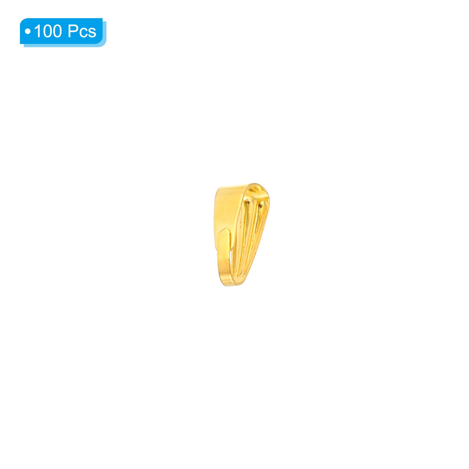 PATIKIL Snap Bail Haken Pinch Set, 300 Stück – Schmuckverbinder Für Halsketten & Armbänder, Bronze/Gold/Silber