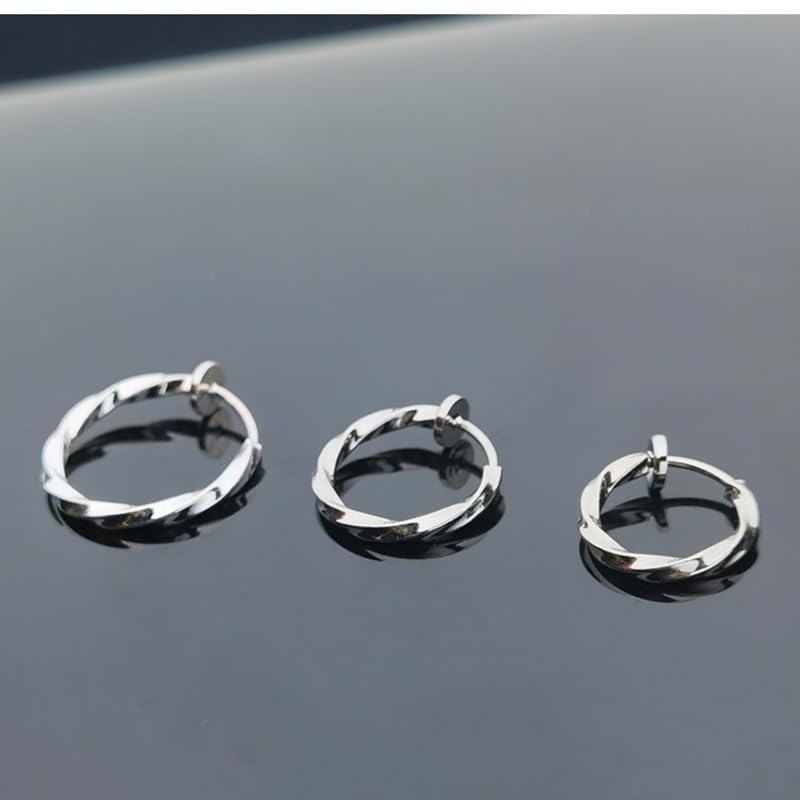 Image of SALTY ALPHA Anti Tarnish Non-Pierced Rigel Earrings for Men | Ear Hoop for Man | Stylish Fashion Jewellery Accessories for Boys | Minimal Jewelry | Ideal for Gifting | Gift for Diwali, Christmas, Marriage, Birthday