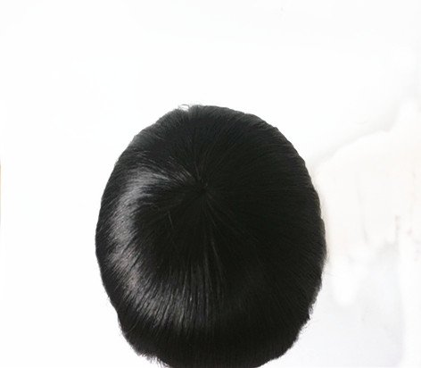 Enoya Human Hair Bob Wigs with Bangs Brazilian Straight Machine Made Glueless Short Wigs (12" Straight #1)