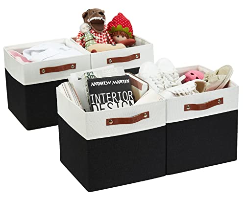DECOMOMO Fabric Cube Storage Bins - Storage Baskets for Shelves,