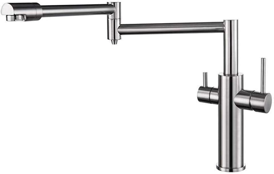 Robinet rabattable fenêtre cuisine pour eau filtrée mitigeur chrome b chic