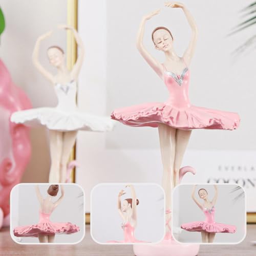 Figurine ballerine decorative en resine statue danseuse ornement maison salon - 5