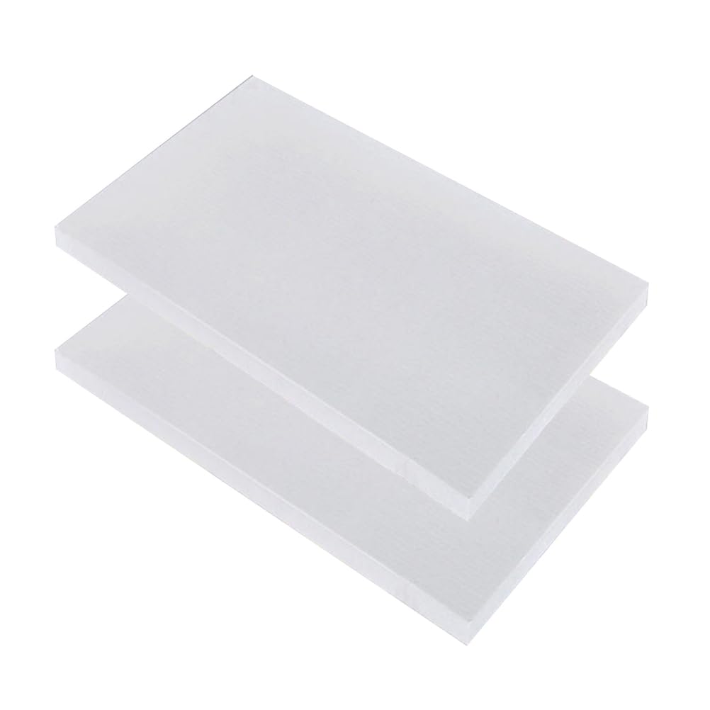 Fibra di Ceramica Pannello Inorganico 300mmx200mmx30mm,2 Pezzi | Coperta in Fibra di Ceramica,Pannello Isolante,Stabilità alle Alte,Temperature Bassa,Resistente al Calore,Ignifugo