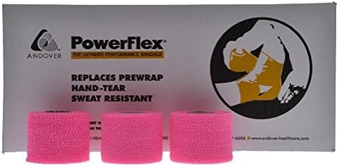 Powerflex 2" Stretch Athletic Tape - 6 Rolls, Pink