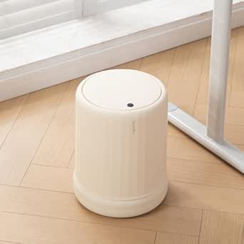 Imitation Wood Grain Trash Can Kitchen Waste Paper Basket