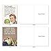 The Best Card Company - 10 Funny Birthday Cards Assorted (4 x 5.12 Inch) - Adult Retro Assortment, Boxed Greeting Cards with Envelopes - Hot Mess M6622BDG