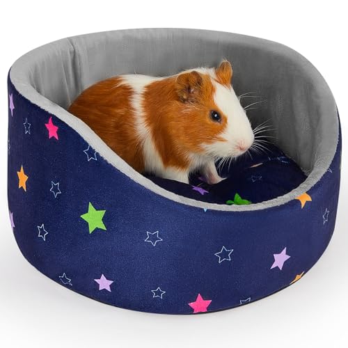 Glittme Meerschweinchenbett mit abnehmbarer Matte