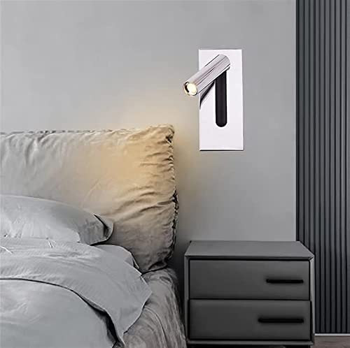 Lámpara de escritorio LED orientable 360° para pared de dormitorio WQHPLMD