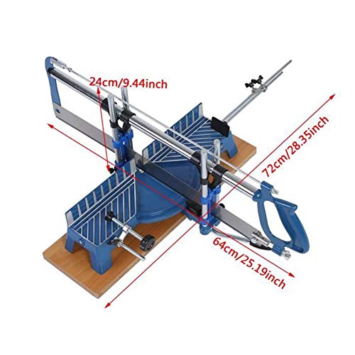 Scie à main d'onglet réglable multi-angle en fer pour menuiserie d'angle