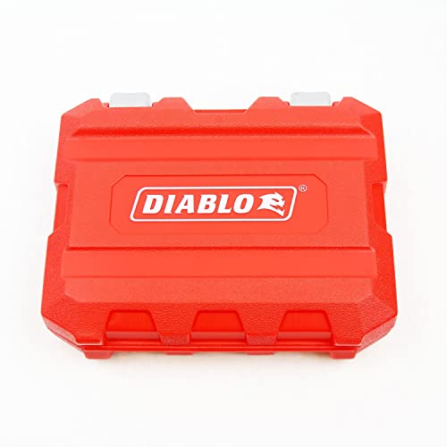 Image of Diablo 9-Piece Kit Bi-Metal Hole Saw Set, Fast Cut Performance - 5 Saw Sizes for Wood, Plastic, Metal, Includes Snap-Lock Plus Mandrel & Adapter Nuts - DHS09SGP