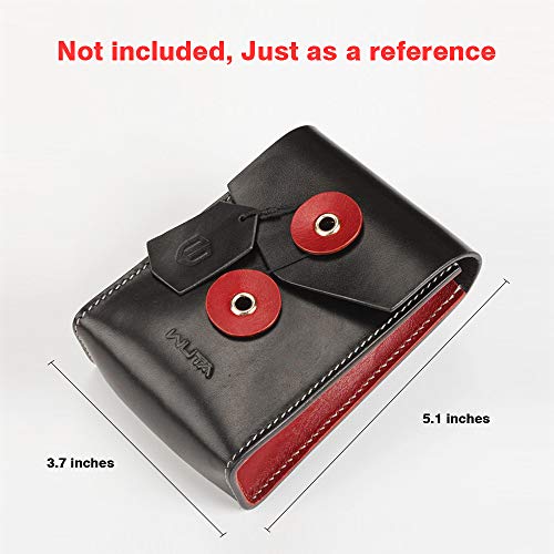 image for WUTA Leather Hard Disk Drive Carrying Case Pattern Acrylic Template Se