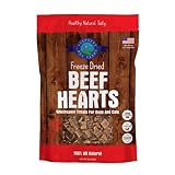 Shepherd Boy Farms Freeze Dried Dog and Cat Treats, Beef Heart, All Natural Single Ingredient Freeze-Dried Dog...