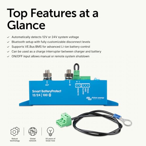 Image of Victron Energy Smart BatteryProtect 12 /24-Volt 100 amp (Bluetooth)