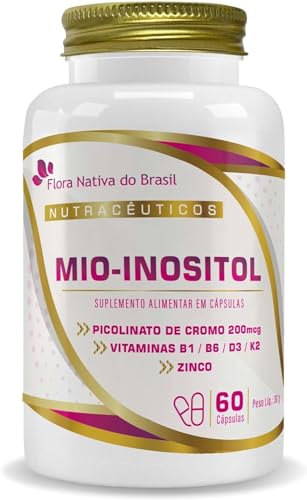 MIO-INOSITOL 500MG 60 CAPS (Mio-Inositol + associacoes) - Flora Nativa do Brasil