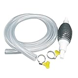 Ampiamente usato: questa pompa del carburante manuale è per benzina, gasolio, olio, acqua e altri liquidi comuni, può anche essere un cambio d'acqua per l'acquario a casa tua.