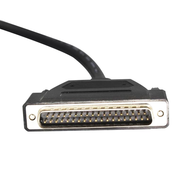 DB 37pin Male to Female Straight Shielded Data Cable, D-SUB Connector 0.5 Meter