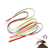 yesyZX WellieSTR 20PCS (6Mixed Color) 3mmx30cm Fly Tying Caddis Pupa Nymph Worm Skin Caddis Larvae/Czech Nymph Scud Fly Tying Material