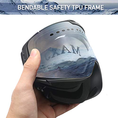 Juli Ski Goggle/Snow Snowboard Goggles For Men, Women & Youth - 100% Uv Protection Anti-Fog Dual Lens #TOP2