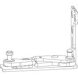 maco fenstergriff rhapsody  MACO Ecklager POWER für Bodenschwelle, 13V, links, silber (227287)