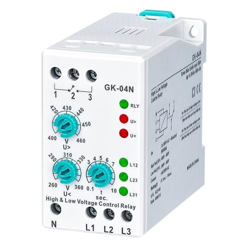 Relais de protection GK-04N tension panne de phase 380V réglable pour armoire électrique