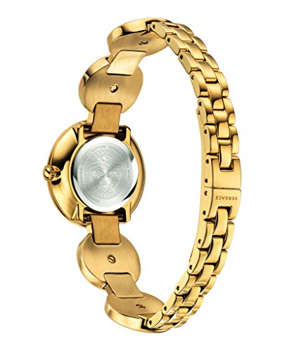 Versace Womens Gold 28 Mm Medusa Stud Icon Watch Verf00618 #TOP2